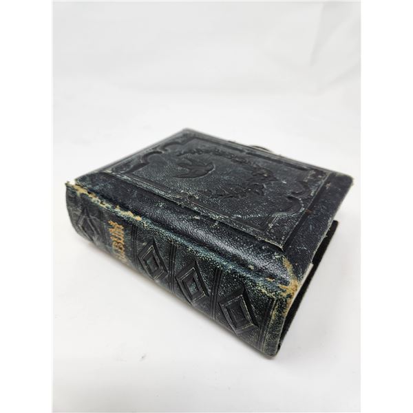 Small antique photo album book