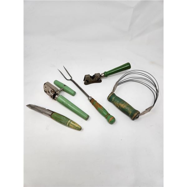 Antique kitchen utensils lot