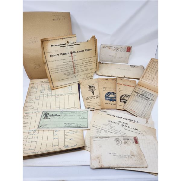 Antique paper lot