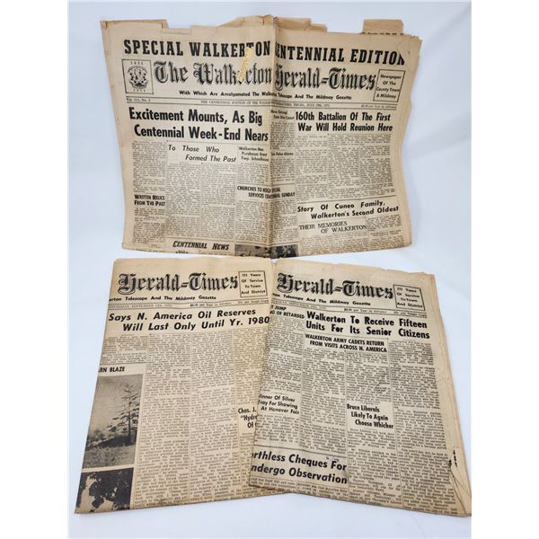 Vintage News Papers