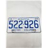 Image 1 : Vintage BC License Plate 8