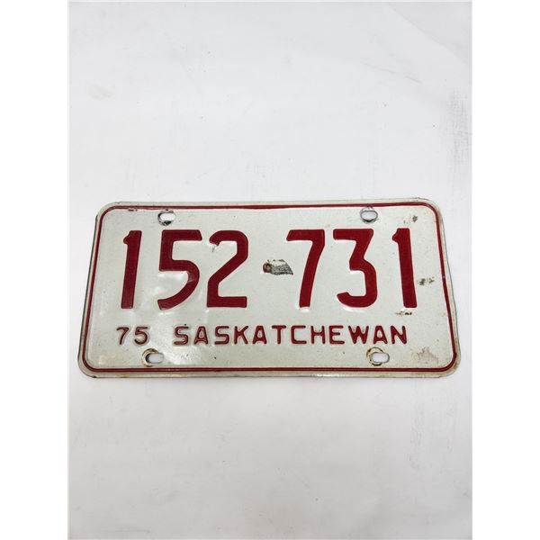 Vintage Saskatchewan License Plate 2