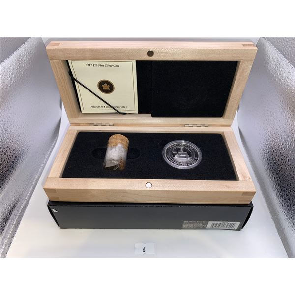 2012 Fine Silver 50th Anniversary of Coast Guard Service 20$ coin