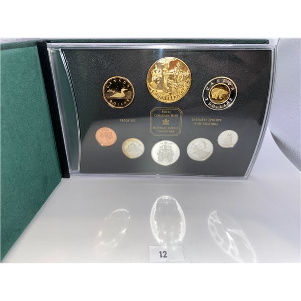 2002 Canada Gold Plated Jubilee Proof Double Dollar Set
