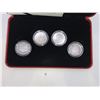 Image 2 : 2004 Canada 50-cent Queen Elizabeth II 4-coin Sterling Silver Effigy Set