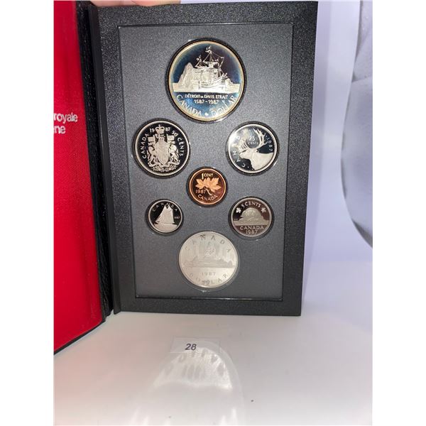 1986 Canada Proof Double Dollar Set & 1987 Canada Proof Double Dollar Set
