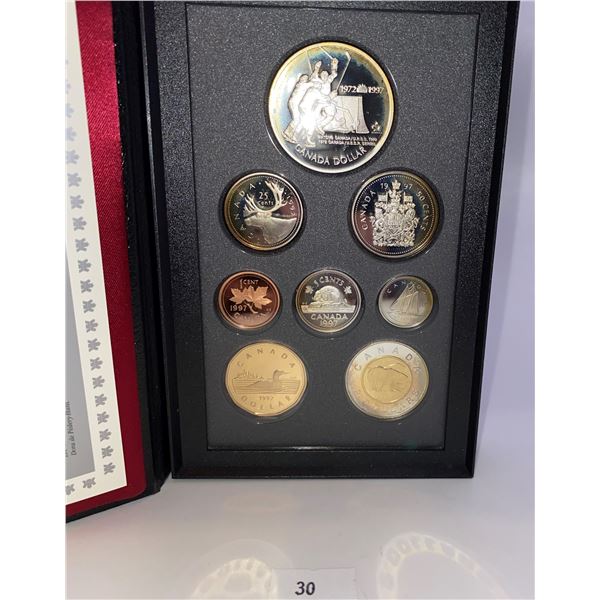 1997 Canada 1972 Canada/Russia Hockey Summit Proof Double Dollar Set