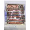 Image 1 : 1954 Canadian Two Dollar Bills