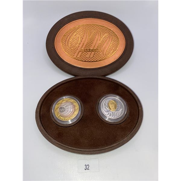 2001 Canada $5 100th Anniversary of the 1st Wireless Transmission Coin With Set - Marconi