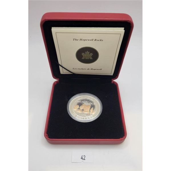 2004 Canadian Fine Silver $20 Coin - Hopewell Rocks