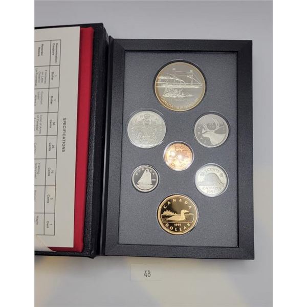 1991 Canadian Double Dollar Proof Set