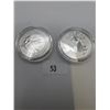 Image 1 : 2 x  Fine Silver Canadian $20 Coins (Set 4)