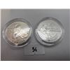 Image 1 : 2 x  Fine Silver Canadian $20 Coins (Set 5)
