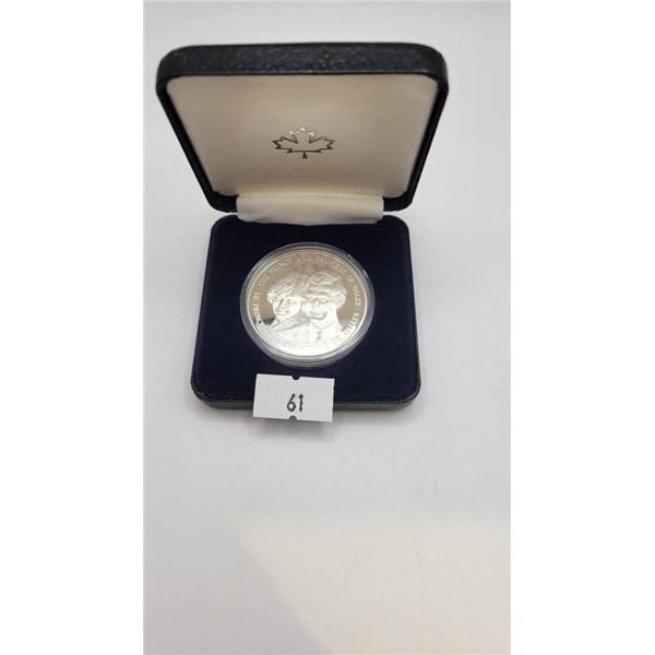 1983 Canadian Silver Medal - Prince and Princess of Wales