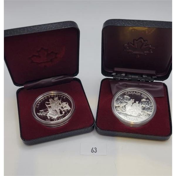 Canadian Silver Dollars - Canadian Voyagers