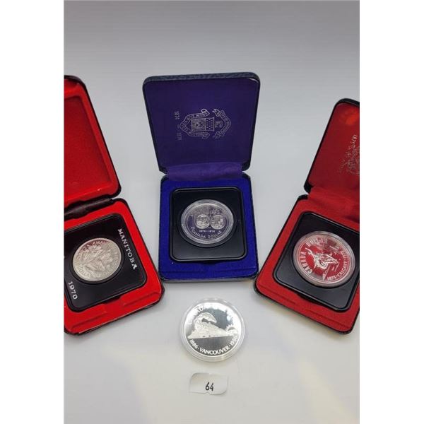 Canadian Silver Dollars - City Centennials