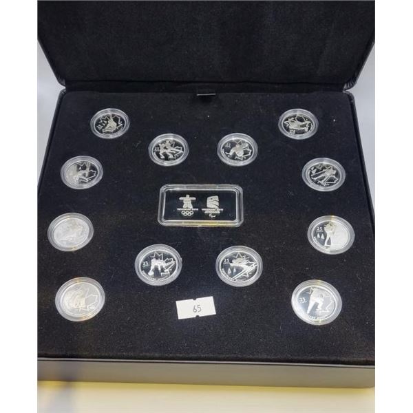 2007-2010 Silver Olympic Quarters Set