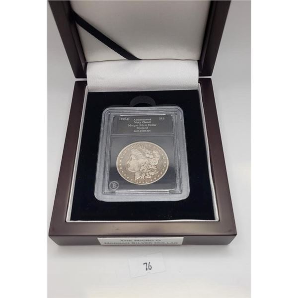 1899 USA Morgan Silver Dollar "Mirco O"