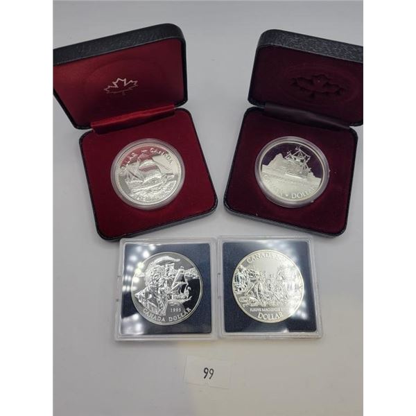 Canadian Silver Dollars - Nautical Collection