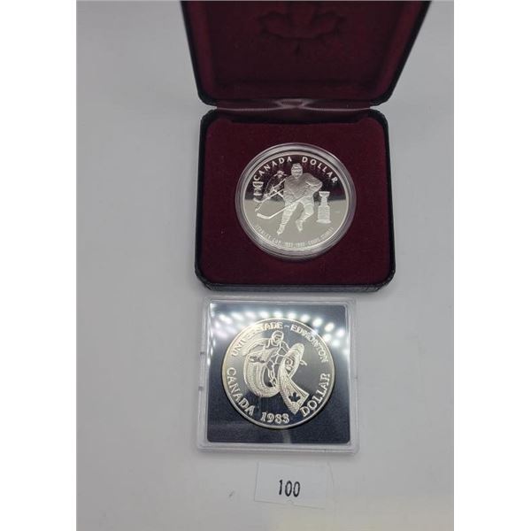 Canadian Silver Dollars - Sports Collection