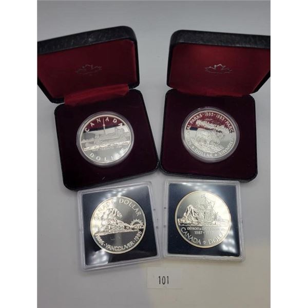 1984-1987 RCM Silver Dollars