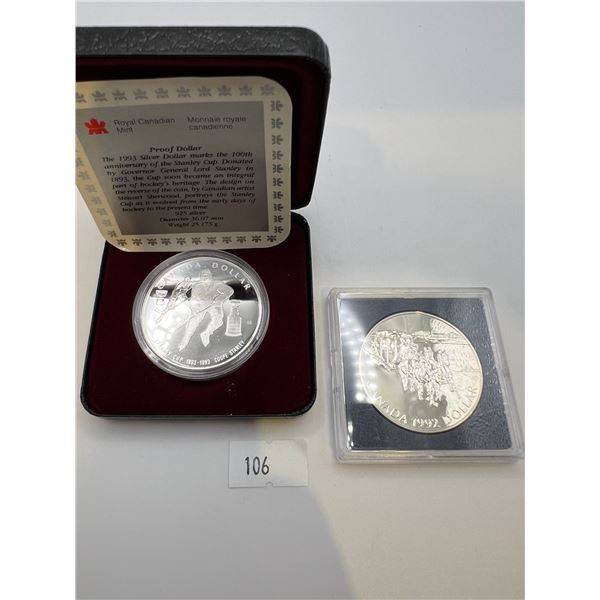 1992/92 RCM Silver Dollars