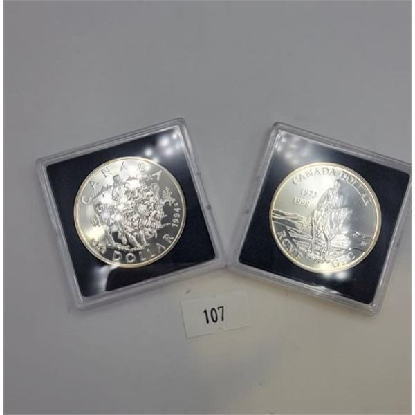 Canadian Silver Dollars - RCMP Anniversaries