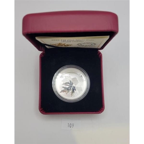 2020 Canadian Fine Silver 10 Dollar "O Canada!"