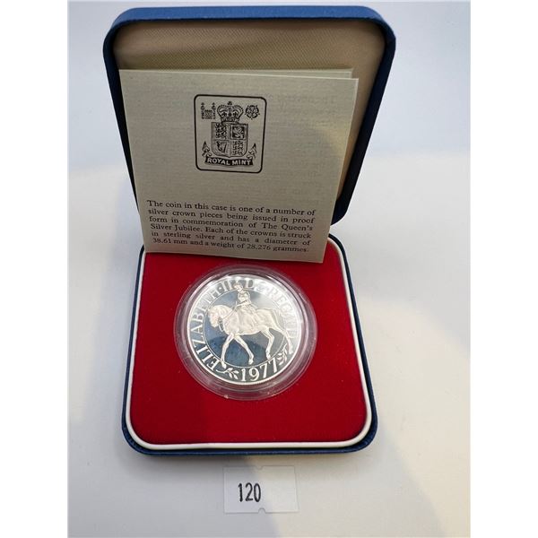 UK 1977 Silver Jubilee Crown