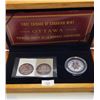 Image 1 : Royal Canadian Mint 100th Anniversary Silver Coin & Stamp Set