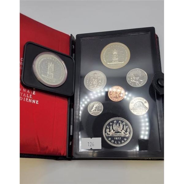 1977 Canadian Double Dollar Set + bonus 1977 Silver Dolar