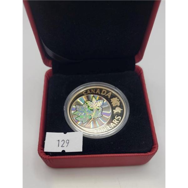 2007 Canadian Silver 8 Dollar "Maple of Long Life"