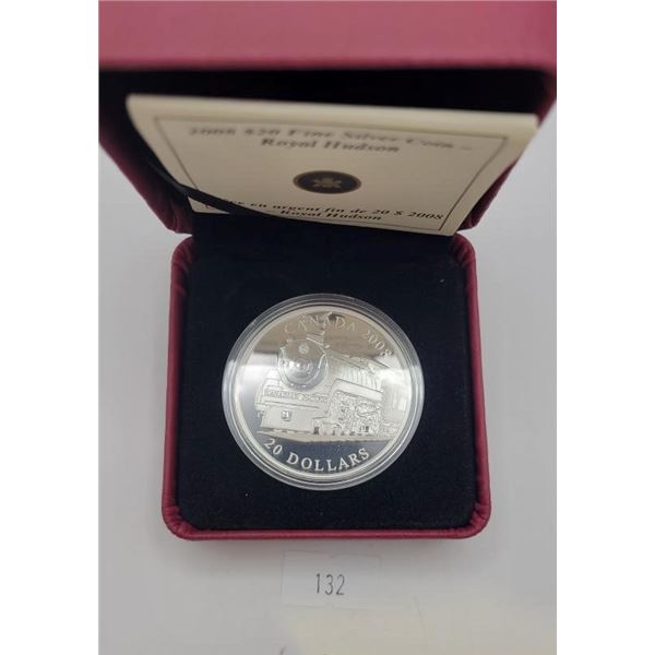 2008 Canadian Silver 20 Dollar "Royal Hudson"