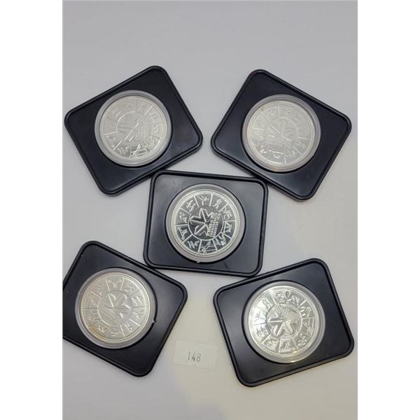 Canadian Silver Dollars - Commonwealth Bundle