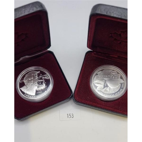 1995/96 Canadian Silver Dollars