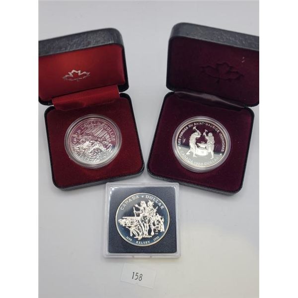 80/90's Canadian Silver Dollars