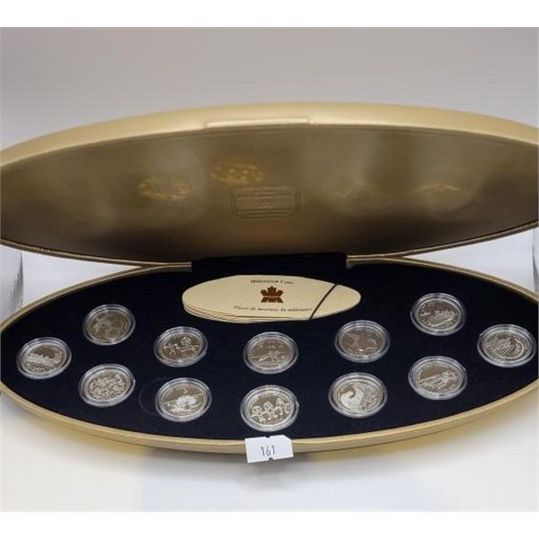 1999 Canadian Silver Quarters Millennium Set