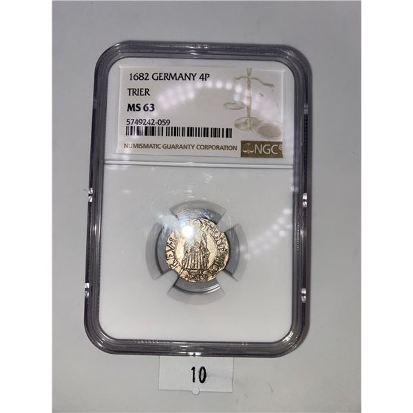 1682 Germany Trier Johann Hugo Von Orsbeck 4P