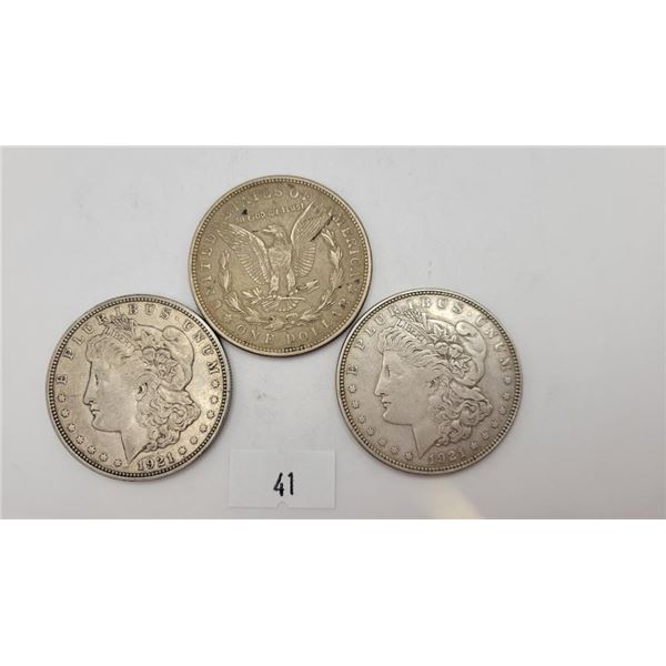 USA 1921 Silver Morgan Dollars