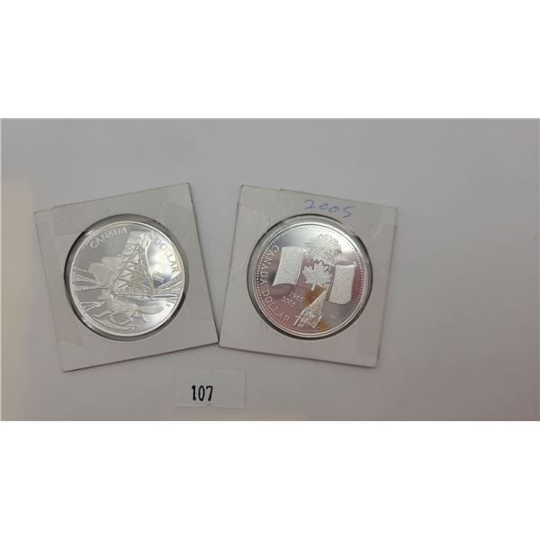 2003/2005 Canadian Silver Dollars