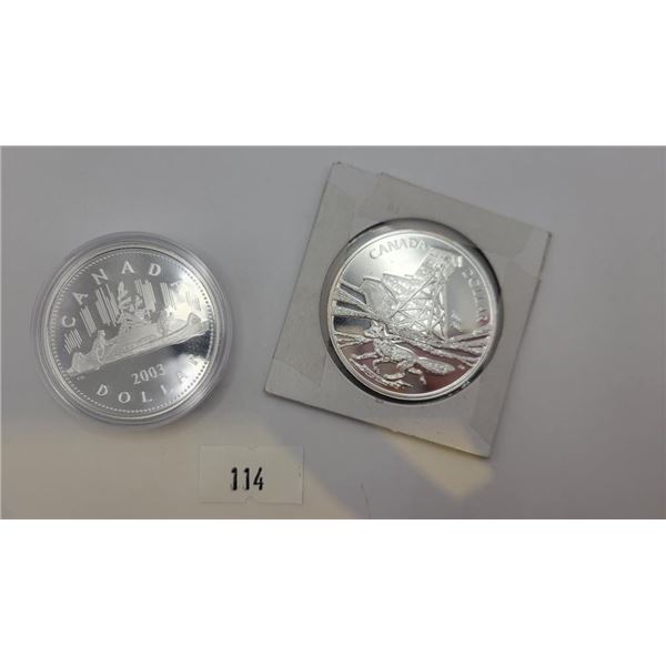 2003 Canadian Fine Silver Dollars