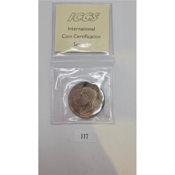 1950 Canadian Graded Silver Dollar