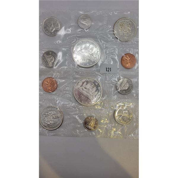 2 Sets of 1963 Canadian Coins