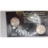 Image 2 : 1963 and 1964 USA Silver Half Dollar Set