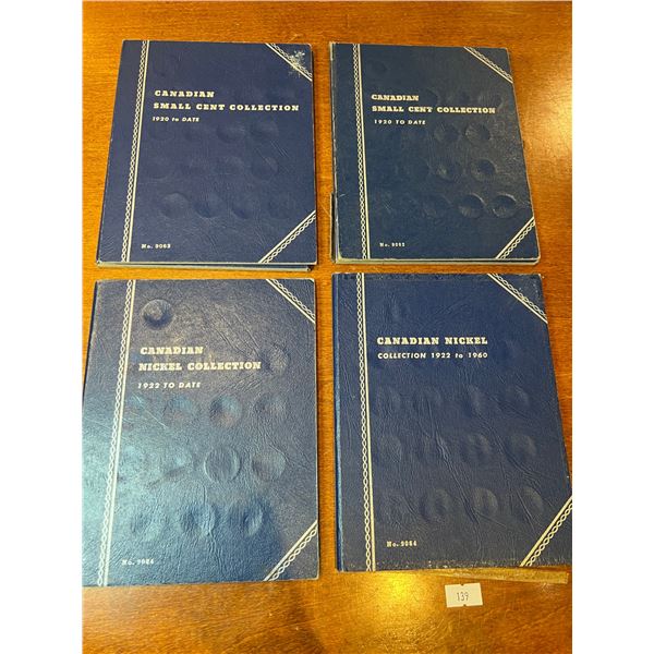 Canadian Penny & Nickel Coin Collection Books