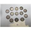 Image 1 : Canadian Silver King Edward Dimes Various Years