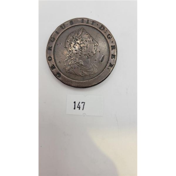 18-19th Century UK 2 Pence Coin