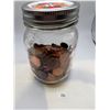 Image 1 : Jar of Modern Small Pennies Canada & USA