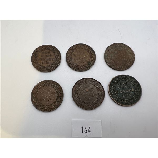 Canadian Large Pennies