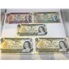 Image 1 : 1971-1979 $1,$5,$10 Canadian Banknotes